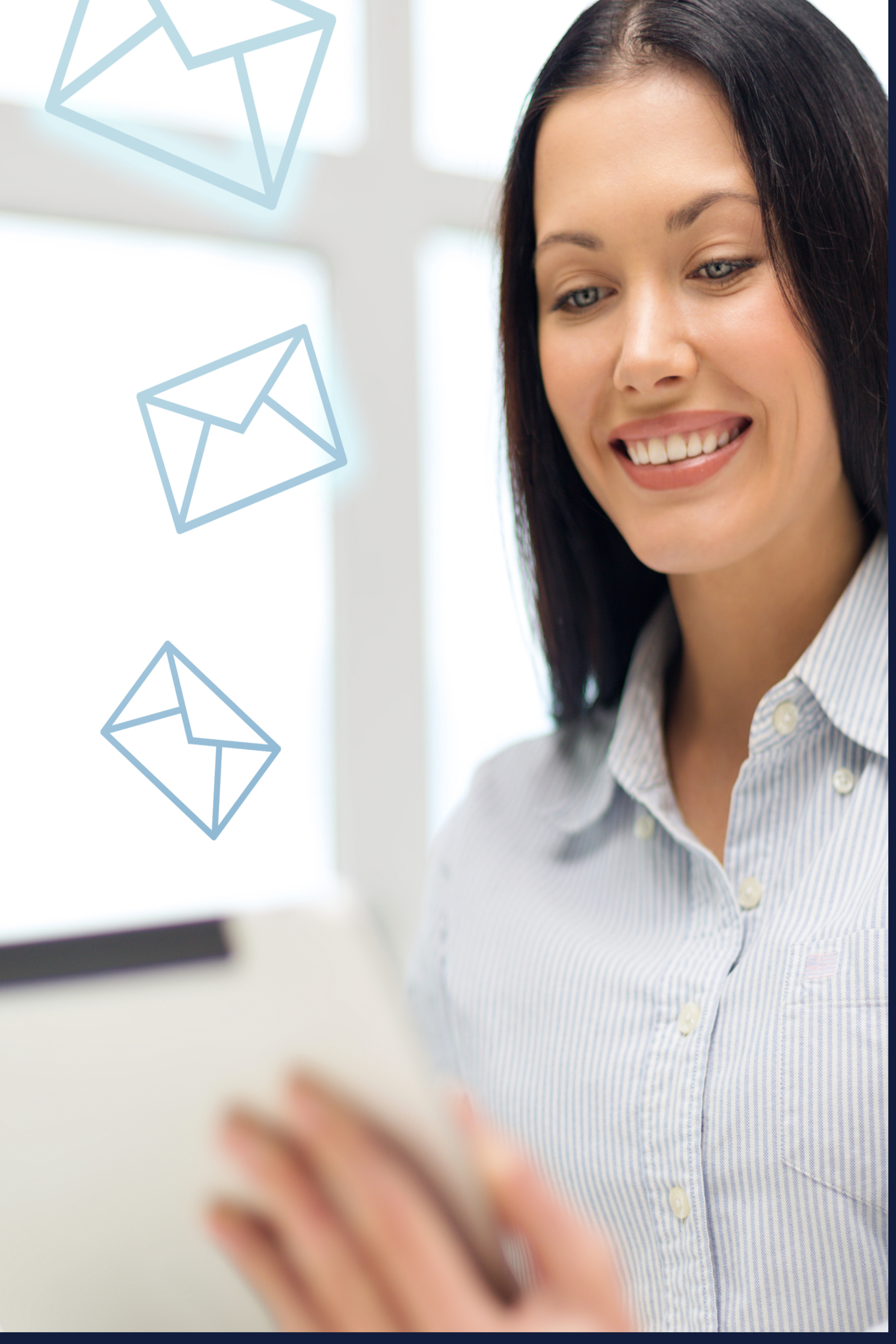 Analyse-Dashboard mit Statistiken zu E-Mail-Kampagnen